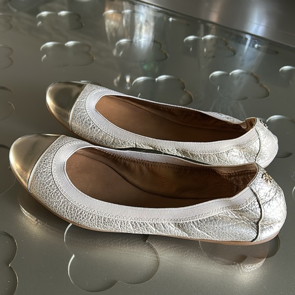 COACH Women's Dalia Gold Ballet Flat Size 9 1/2 - Picture 13 of 17